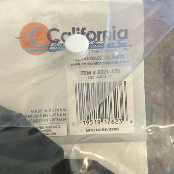 California Costumes Gothic Mini Dress Sz Small Wednesday - Picture 5 of 6